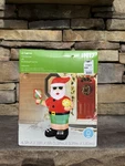 6FT Led Santa Claus Playing Pickleball Christmas Inflatable Yard Holiday Decor. Fixed Price $60.00.