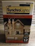 Gemmy Winter Led Icicle 12 Synchrolights Show Classic White New Nib. Fixed Price $21.24.