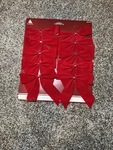 Enchanted Forest Christmas Red Velvet Bows 10 Total Indoor Outdoor. Fixed Price $8.49.