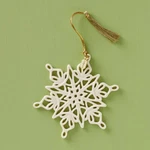 Lenox China Christmas Fantasies Pierced Snowflake Ornament - 2024 N/o. Fixed Price $19.99.