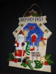 Trim Home Dolomite Christmas Wall Decoration Plaque Welcome Penguins -good. Fixed Price $10.00.