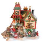 Dept Department Glass Ornament Works North Pole Series 56396 Vtg Village Flaw. Fixed Price $44.95.