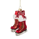 Raz Imports Skate Ornament, 4-INCH, Glass, Red. Fixed Price $15.99.