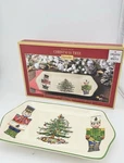 Spode Christmas Tree-nutcracker 12" X 7" Dessert Tray. Fixed Price $22.36.