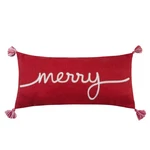 Thatch Home Spencer Holiday Plaid Merry Embroidered Decorative Pillow - Levtex. Fixed Price $34.99.