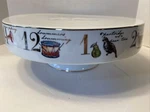 Better Homes Gardens Days Of Christmas 12" Pedestal Cake Stand Plate. Fixed Price $55.00.