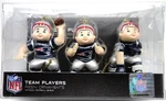 Sc Sports 3-PC Football Team Players Resin Ornaments Patriots Nfl Christmas. Fixed Price $12.99.