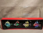 Blown Glass Ornaments - Fish Lot Of 4 Dennis East International. Fixed Price $35.00.
