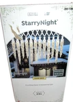 New Gemmy Led Lightshow Starry Night String 24 Asst Length Icicles Xmas. Fixed Price $29.99.
