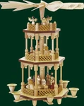Table Pyramid Birth Of Christ In Natural Folk Art Erzgebirge New 13721. Fixed Price $492.60.