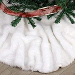 Christmas Tree Skirt Faux Fur White 60 Inch Fdy My. Fixed Price $36.32.