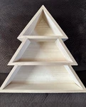 Target Bullseye Playground Christmas Tree Natural Wood Display Decor Wall Shelf. Fixed Price $15.10.