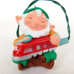 Hallmark Keepsake Ornament 1991 Elfin Engineer Magic Light QLX720-9. Fixed Price $11.47.