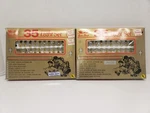 2 Vtg Golden Sleigh Christmas 35 Yellow String Lights Sets Flower/tulip Complete. Fixed Price $27.99.