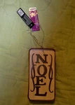 Celebrate It*wood And Metal Ornament*noel. Fixed Price $5.00.