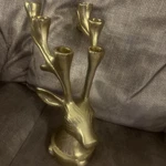Deer Candelabra Christmas Candle Holder - Threshold. Fixed Price $25.00.