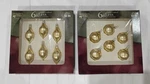2 Pack Vintage Holiday Time Hand Crafted Thin Glass Christmas Ornaments 90S. Fixed Price $16.98.
