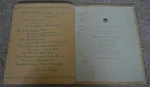 Tagore Indian Reception Pamphlet 8.5X11.5 Inches 1930 Nyc Hotel Biltmore. Fixed Price $579.33.