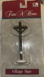 Trim Home Village Train Sign Vintage Kmart Christmas Ornaments Accessories. Fixed Price $13.49.