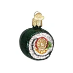 Sushi Roll Mouth Blown Glass Old World Christmas Ornament New 32110 Free Box. Fixed Price $14.59.