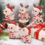 5 Pcs Cute Christmas Tiered Tray Decor Indoor,tabletop Reindeer Dec.... Fixed Price $26.99.