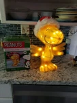 Peanuts Woodstock Light Up Christmas Yard Decoration 18" In Box. Fixed Price $49.99.