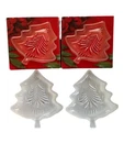 Set Of 2 - Mikasa Yuletide Tree Frost Sweet Dish Candy Christmas WY155/503. Fixed Price $10.79.