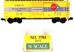 Model Power 3704 40' Box Car Timken #46007. Fixed Price $19.95.