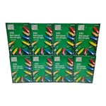 8X Home Accents 100 Multicolored Mini Led String Lights W/ Green Wire Christmas. Fixed Price $59.99.