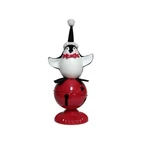 Melrose 11" Black White Penquin Red Jingle Bell Christmas Table Top Decor. Fixed Price $34.01.