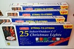Lot Of 4 Vintage Christmas C7 Indoor Outdoor Lights 25 Joybrite. Fixed Price $40.00.