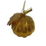 Katherines Collection Glass Pumpkin Sugared Christmas Ornament Fall Holiday Gold. Fixed Price $26.25.