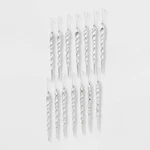 Wondershop Icicle Christmas Ornaments Silver 56CT Tree Decor Set 4 Packs New. Fixed Price $15.00.