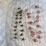 Banberry Designs Christmas Ornament Hooks - Stockings And Peppermint Lot. Fixed Price $11.20.