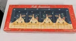 Certified International Susan Winget Folk Snowman Sectional Serving Tray 19"X7". Fixed Price $29.99.