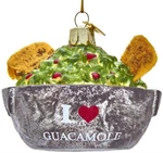 Kurt Adler Noble Gem Glass Ornament For Christmas Tree, "i Love Guacamole" Bowl. Fixed Price $13.10.
