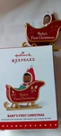 2019 Hallmark African America Baby's First Christmas Sleigh Ride Ornament. Fixed Price $7.99.