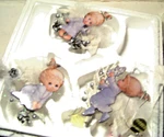 2001 The Bradford Editions #88861 Snow Angels Holiday Collections Set Of 3. Fixed Price $17.99.