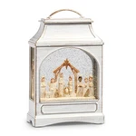 Raz Imports Nativity Lighted Musical Water Lantern, 11" Height, Christmas Decor. Fixed Price $81.99.