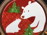 Christmas Gotta Getta Gund 7 Tile Trivet Mama & Baby Polar Bears New In Org Box. Fixed Price $18.00.