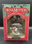 Noma Ornamotion Rotating Christmas Ornament Ski Race 1989 Vintage Complete. Fixed Price $11.99.