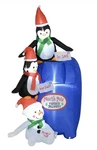 Homcom 6FT Christmas Inflatables Outdoor Decorations North Pole Mailbox. Fixed Price $80.00.