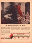 National Board Underwriters Stop Christmas Tree Res - 1949 Print Ad. Fixed Price $11.99.