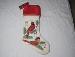 2023 Hallmark Keepsake The Beauty Of Birds Cardinals Stocking. Fixed Price $29.99.