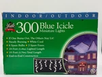 New Yule Rite Aid Blue Icicle Christmas Light Set 300 Ct Vintage White Cord. Fixed Price $24.98.