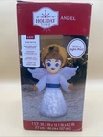 Holiday Time Glittery Angel Inflatable Airblown 3.5 Ft Led Light Christmas Yard. Fixed Price $19.99.