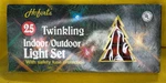 Hoferts Twinkling Christmas Light Set Indoor/outdoor 1045 Blue Green. Fixed Price $18.00.
