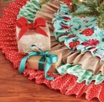 New Pioneer Woman 48" Tier Ruffle Country Christmas Tree Skirt Never Used. Fixed Price $32.99.