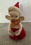 Vintage 3 Christmas Angel Ornament Delta Novelty Plastic Head Mcm Japan. Fixed Price $12.00.