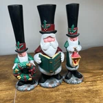 The North Pole Caroling Society 1994 J. Adams Collection AD2031 AD2032 AD2034. Fixed Price $25.00.